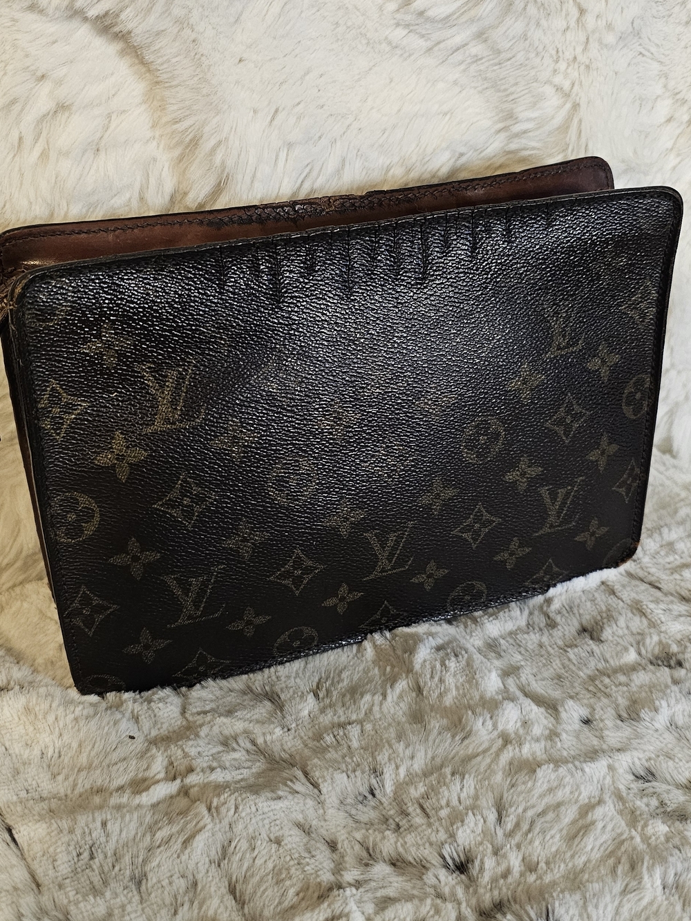 Louis Vuitton  Monogram * Project  Condition Pochette Homme Clutch - Picture 4 of 13